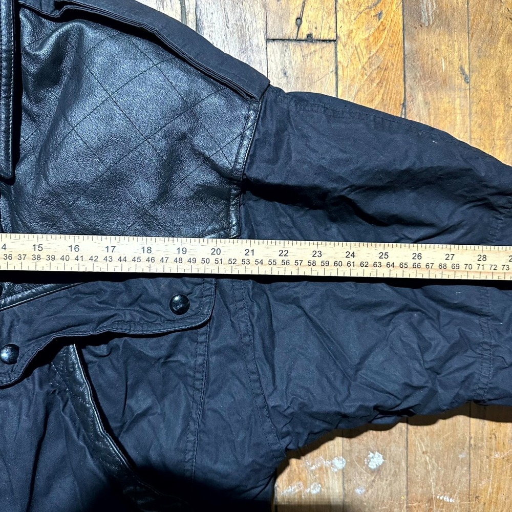Braefair‎ Jacket Men's Small Black Long Sleeve Front Pockets Snap Inside Zipper - Picture 5 of 7